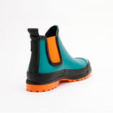 VICTORIA RUBBER BOOT MULTI TÜRKIS-ORANGE