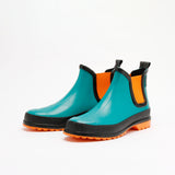 VICTORIA RUBBER BOOT MULTI TÜRKIS-ORANGE