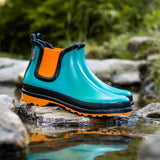 VICTORIA RUBBER BOOT MULTI TÜRKIS-ORANGE