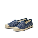 EVITA ESPADRILLE FLOWERS AZUL