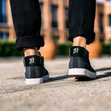 VEGANER MID-CUT SNEAKER gsx Plain black