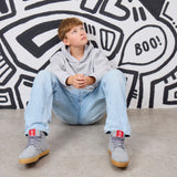 ADAM RECYCLED LACE BOOTIE GREY