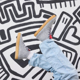 ADAM RECYCLED LACE BOOTIE GREY