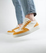 SAMMY LEATHER SNEAKER ORANGE