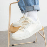 SAMMY LEATHER SNEAKER WHITE-TAUBENBLAU