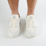 SAMMY LEATHER SNEAKER WHITE-TAUBENBLAU