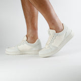 SAMMY LEATHER SNEAKER WHITE-TAUBENBLAU