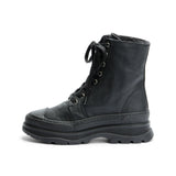 NELLY VEGAN LACE BOOT BLACK