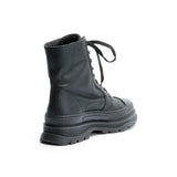 NELLY VEGAN LACE BOOT BLACK