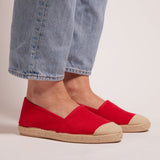 EVITA COTTON ESPADRILLE RED