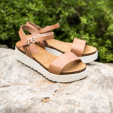 EDEN LEATHER SANDAL SAND