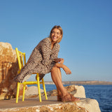 ELDORA LEATHER SANDAL WHISKY