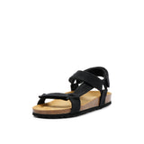 LEO HEMP SANDAL BLACK