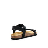 LEO HEMP SANDAL BLACK