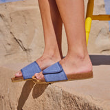 SUNNY HEMP SLIPON SANDAL INDIGO