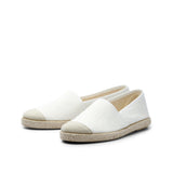 EVITA HEMP ESPADRILLE WHITE