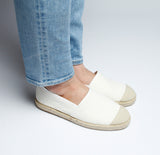 EVITA HEMP ESPADRILLE WHITE
