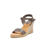 ANNA YUTE WEDGE SANDAL GRIS