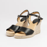BABETTE YUTE WEDGE SANDAL NEGRO
