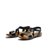 CAMILLA LEATHER SANDAL BLACK