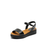 EDEN LEATHER SANDAL BLACK-BLACK