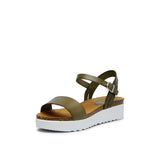 EDEN LEATHER SANDAL OLIVE