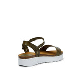 EDEN LEATHER SANDAL OLIVE