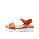 EDEN LEATHER SANDAL SNAKE ROSITA