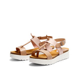 EDINA LEATHER SANDAL BEIGE