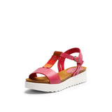 EMILIA LEATHER SANDAL FUCHSIA