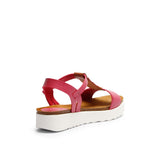 EMILIA LEATHER SANDAL FUCHSIA