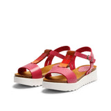 EMILIA LEATHER SANDAL FUCHSIA