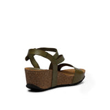 JILL LEATHER SANDAL OLIVE