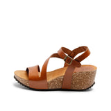 JILL LEATHER SANDAL WHISKY