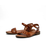 KEA LEATHER SANDAL WHISKY