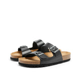 LARS BIO LEATHER SANDAL BLACK