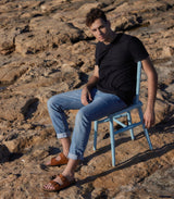 LARS BIO LEATHER SANDAL WHISKY