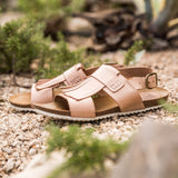 NUNE LEATHER SANDAL BEIG