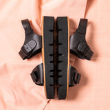 SAM LEATHER SANDAL BLACK