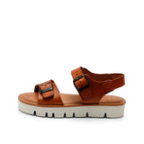 SAM LEATHER SANDAL WHISKY