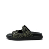JUNA PRINT ANIMAL SANDAL OLIVE