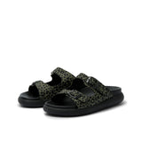 JUNA PRINT ANIMAL SANDAL OLIVE