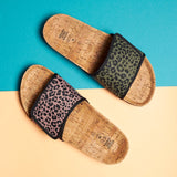 SUNNY ANIMAL SLIPON SANDAL OLIVE