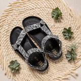 LEO SANDAL ZEBRA