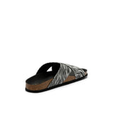 LOLA RECYCLED SANDAL ZEBRA