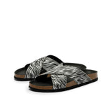 LOLA RECYCLED SANDAL ZEBRA