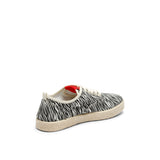 SASHA RECYCLED SNEAKER ZEBRA