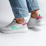 SPEED VEGAN SNEAKER WHITE NEON