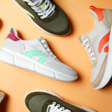 SPEED VEGAN SNEAKER WHITE NEON