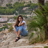 SAM LEATHER SANDAL BLACK